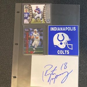 Peyton Manning autograph